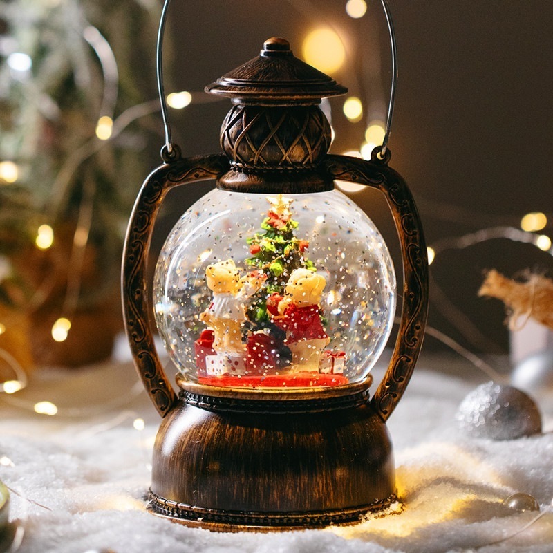 クリスマスオルゴール 雪花のオルゴールクリスタルボール