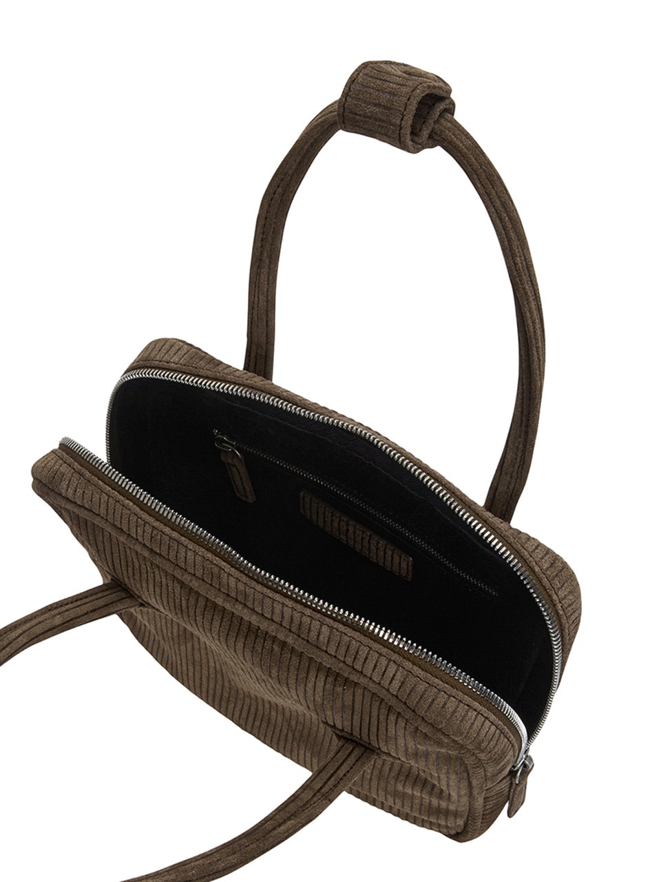 【MARGESHERWOOD】 PIPING SLIM TOTE : COCOA CORDUROY SUEDE 【MARGESHERWOOD】 PIPING SLIM TOTE : COCOA CORDUROY SUEDE