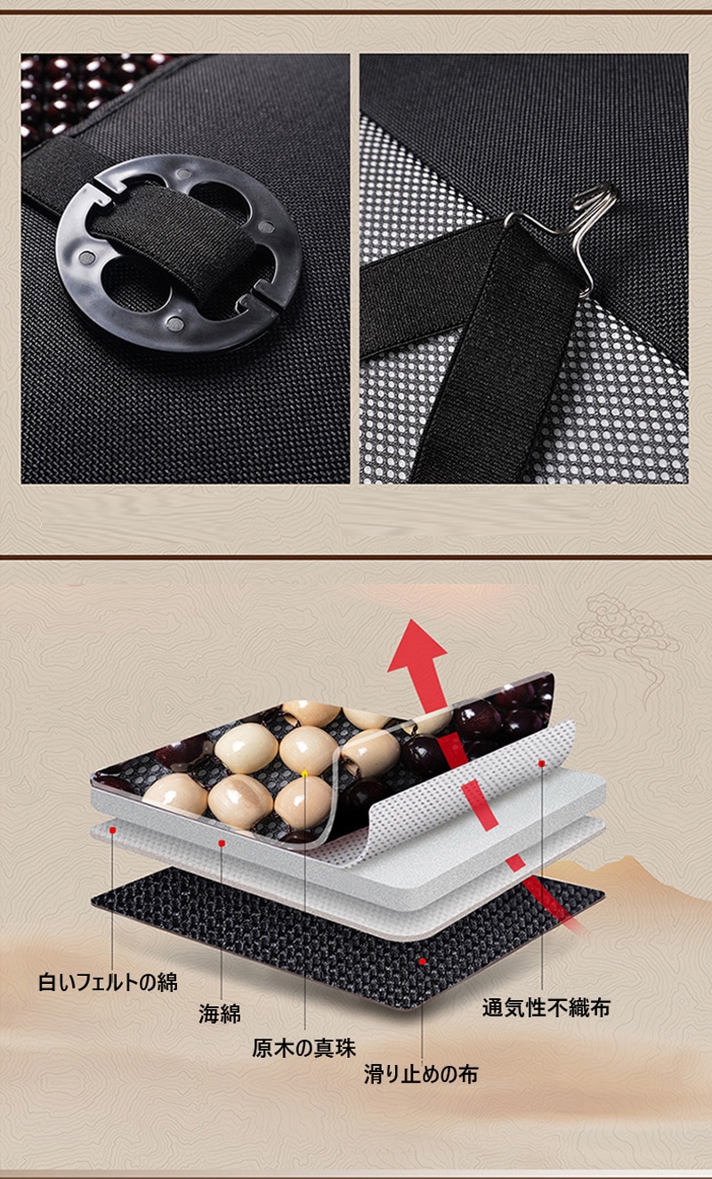 車 シートカバー ウッドビーズ内装パーツ カークッション カーシート Ｌ字型クッション 椅子カバーマットお車用の快適シートです ソファクッション 前席用