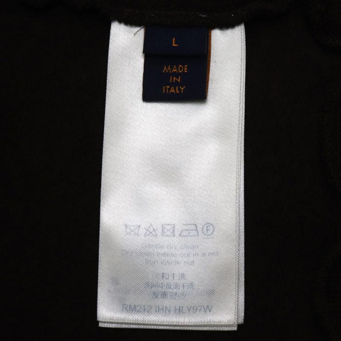 LOUIS VUITTON ルイ・ヴィトン 21AW タフテージュ クルーネック トレーナー スウェット ブラウン RM212 IHN HLY97W L メンズ 中古