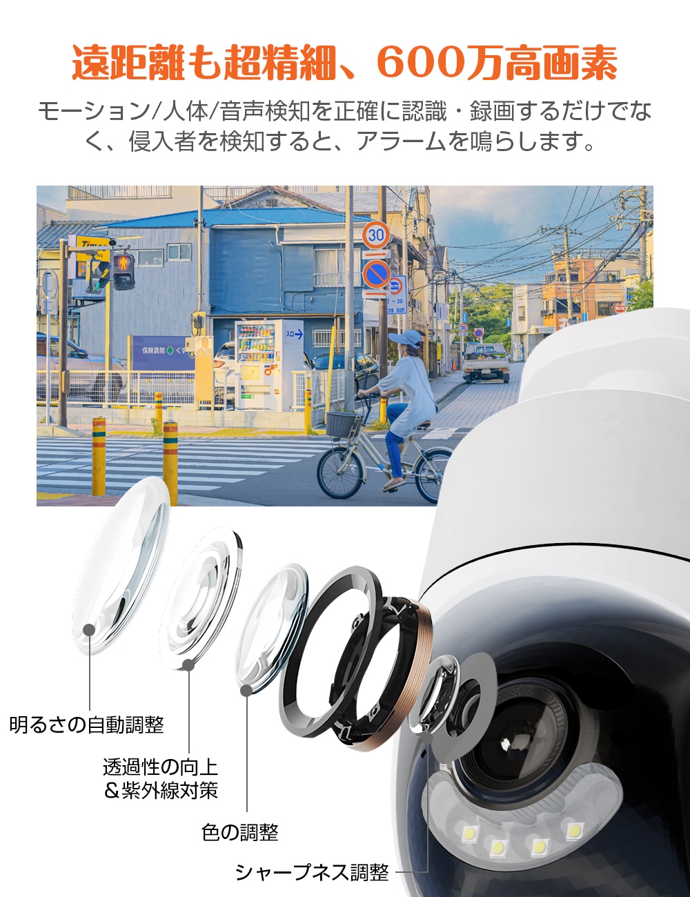 Qoo10] ネットワークカメラ 防犯カメラ 屋外 6