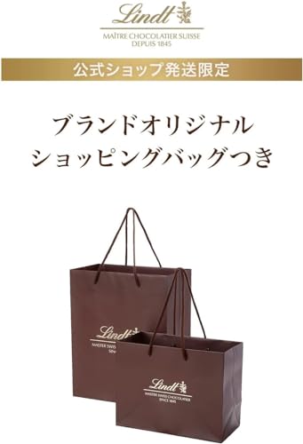 リンツ Lindt チョコレート リンドール テイスティングセット ピック&ミックス 15種20個入 推し活 ギフト 手提げ袋付き ショッピングバッグS付