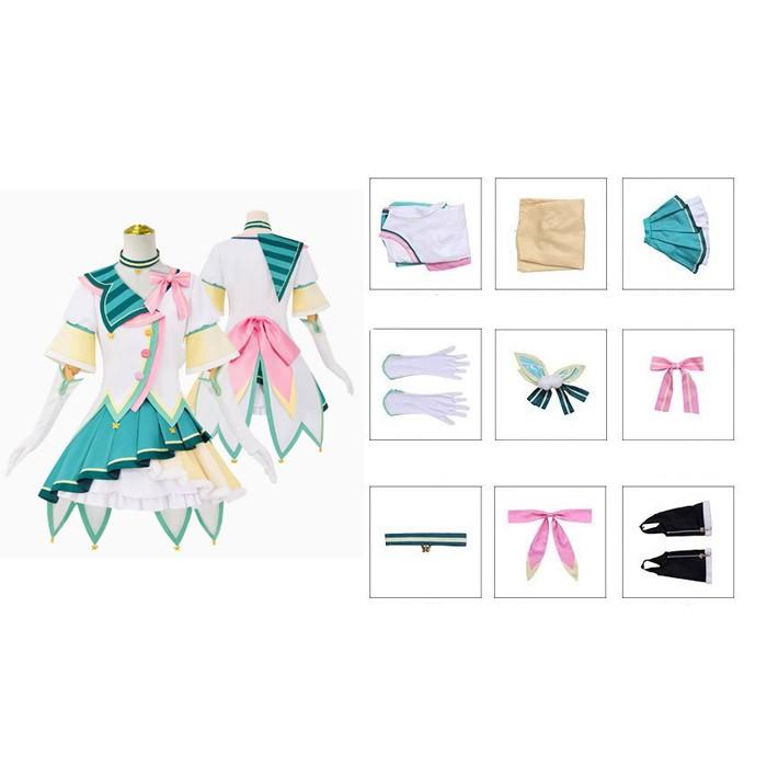 新品/第1弾キャンペーンプロジェクトセカイ カラフルステージ! プロセカ 三周年 ワンダーランズ×ショウタイム 草薙 寧々 くさなぎ ねね コスプレ衣装 ウィッグ ブーツ 追加可能