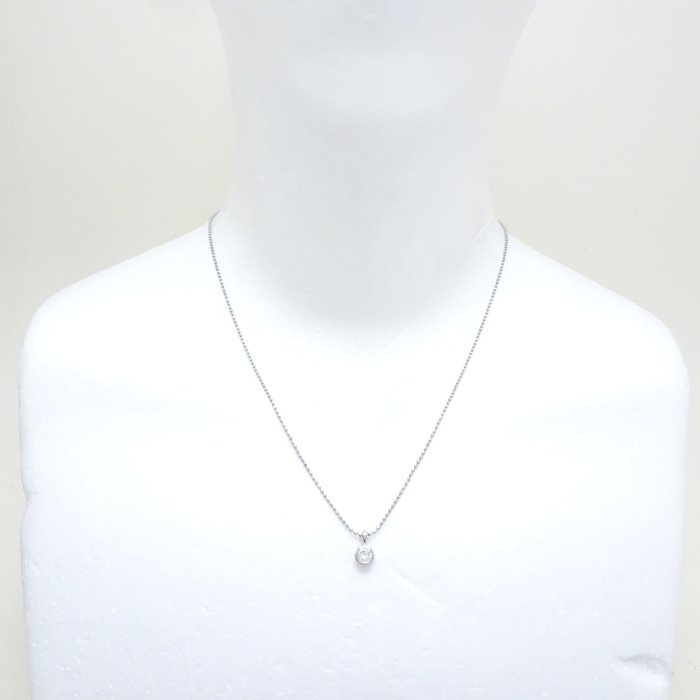 ダイヤモンド ネックレス 1Pダイヤモンド 0.30ct Pt850プラチナ × Pt900プラチナ / 74732【中古】 ダイヤモンド ネックレス 1Pダイヤモンド 0.30ct Pt850プラチナ × Pt900プラチナ / 74732【中古】