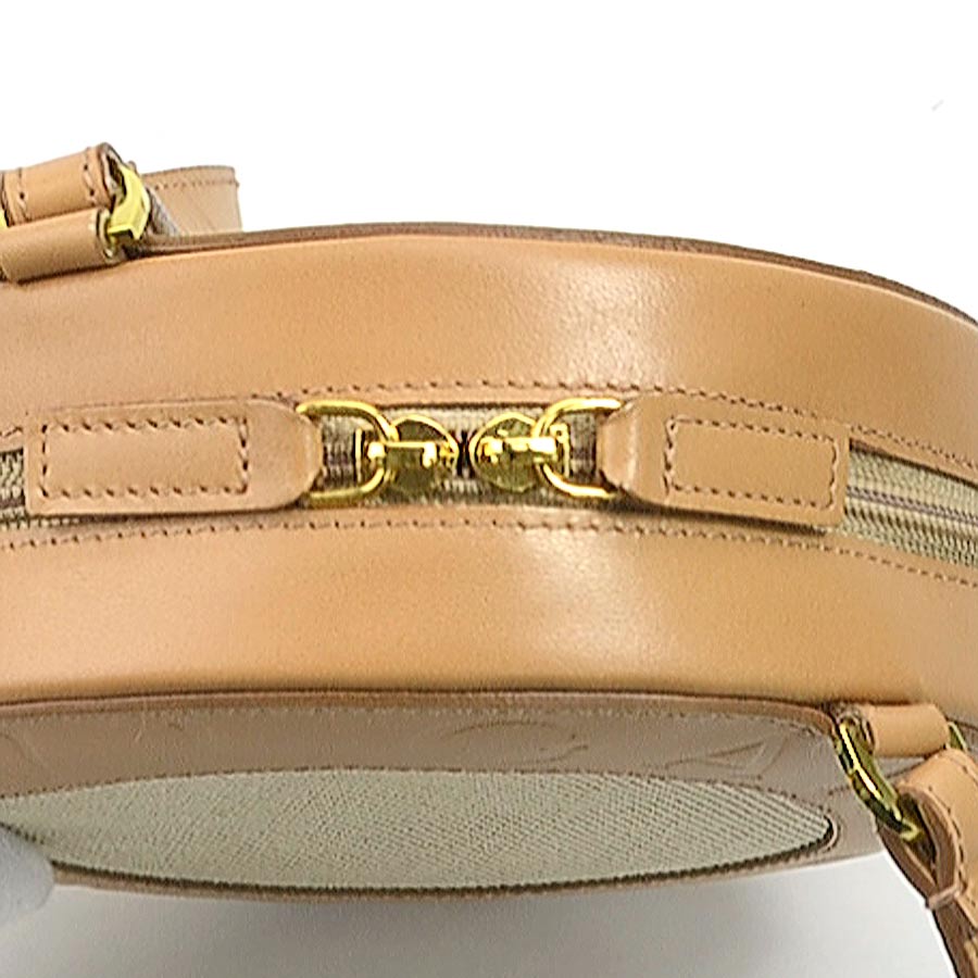 ブルガリ BVLGARI 斜め掛けショルダーバッグ キャンバス/レザー ベージュ レディース r9833g