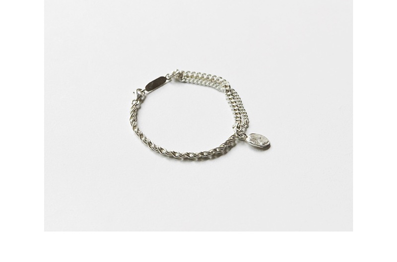 [正規品][BTS V 着用]特典付き/【正規品】B383S Silver bracelet