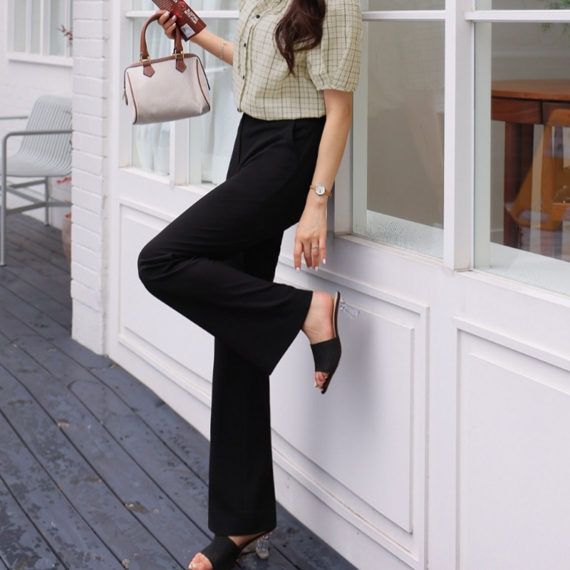 クリック＆ファニークールチーズチューイーブーツカットスラックス [SMLサイズ]