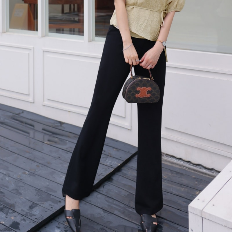 クリック＆ファニークールチーズチューイーブーツカットスラックス [SMLサイズ]