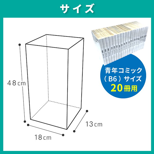 20枚入り青年コミック(B6)サイズ約20冊用スプラータセット本梱包資材（掲載写真内の本は付属しません）