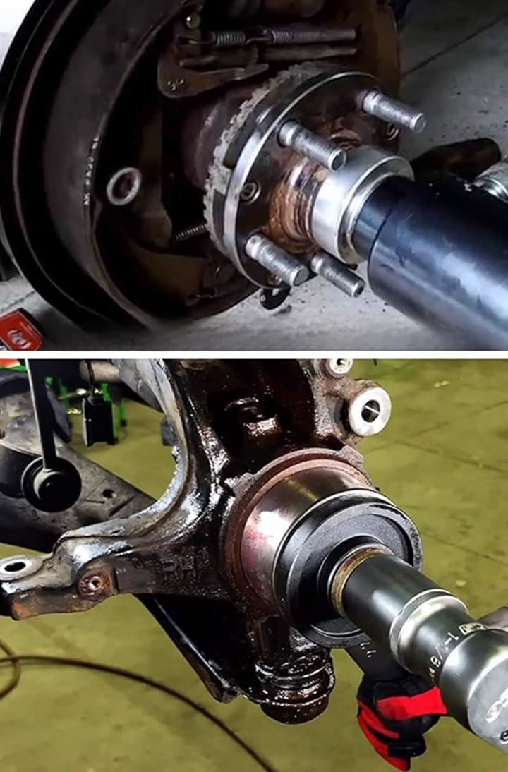 フロント ハブ ベアリング プーラー セット ホイール ツールセット(レッドケース) フロント ハブ ベアリング プーラー セット ホイール ツールセット(レッドケース)