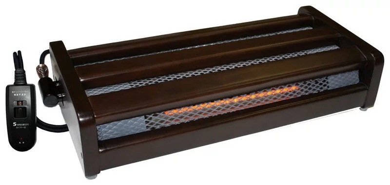 日本製 足置きハロゲンフットヒーター(幅49奥行21.8高さ10.7cm) 冷え性改善！足不自由な方にもお勧めmini0046