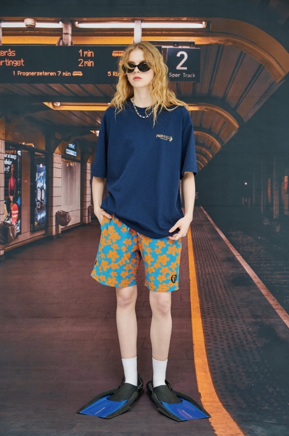 【CPGN STUDIO】Valiant Tiger Short Sleeve T-shirt Teelocity Men's Black and White Tiger Head Black Relaxed Fit