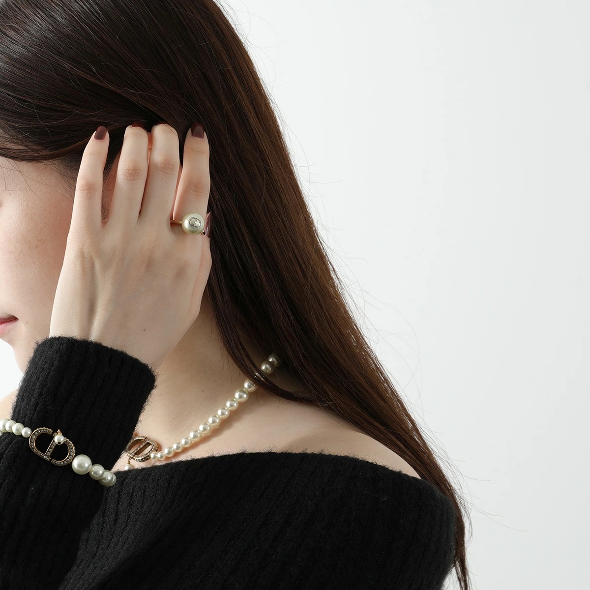 Dior ディオール リング Amulets アミュレット R2200WOMRS レディース パール 指輪 アクセサリー CDロゴ 301/Gold-White Dior ディオール リング Amulets アミュレット R2200WOMRS レディース パール 指輪 アクセサリー CDロゴ 301/Gold-White