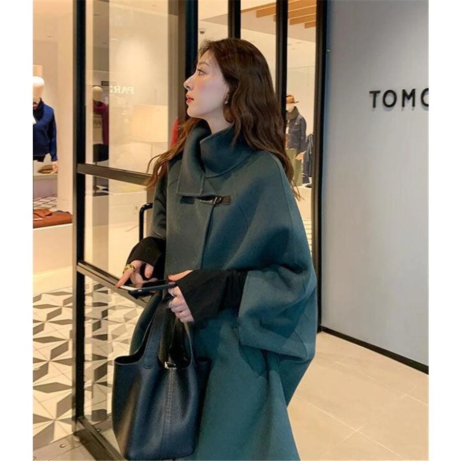 人気沸騰 チェスターコート レディース コート ロング丈 トレンチコート ラシャ アウター 無地 韓国風 カジュアル 秋冬 ゆったり 通勤通学 おしゃれ