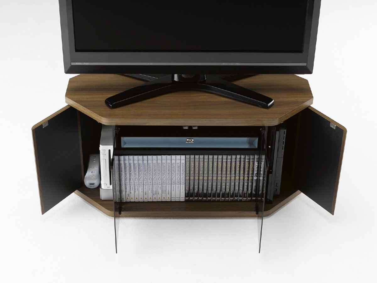テレビ台 コーナー型 ローボード 木目調 スモークガラス 幅79cm テレビボード TV台 TVラック TVボード テレビラック 省スペース ガラス扉 コーナーテレビ台 AVラック リビング収納