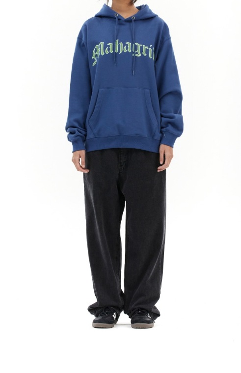 [mahagrid] GOTHIC LOGO HOODIE pattayablatt.com