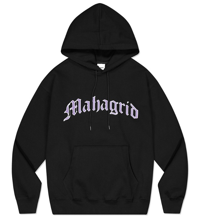 [mahagrid] GOTHIC LOGO HOODIE pattayablatt.com