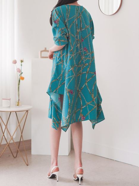 [K-fahion S/S 2019] Herme printed onepiece 捺染ワンピース