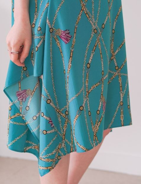 [K-fahion S/S 2019] Herme printed onepiece 捺染ワンピース