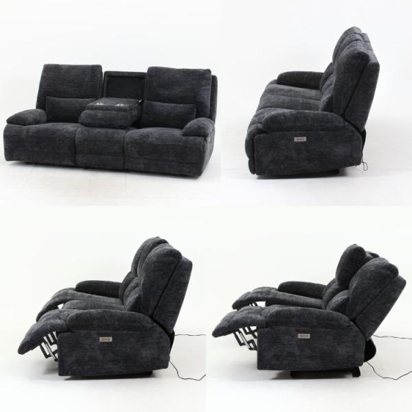 電動リクライナーソファ 3人掛け 収納テーブル リクライニング フットレスト 肘置き USBポート デザイン リビング3Pチェア 電動リクライナーソファ 3人掛け 収納テーブル リクライニング フットレスト 肘置き USBポート デザイン リビング3Pチェア
