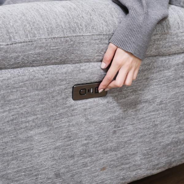 電動リクライナーソファ 3人掛け 収納テーブル リクライニング フットレスト 肘置き USBポート デザイン リビング3Pチェア 電動リクライナーソファ 3人掛け 収納テーブル リクライニング フットレスト 肘置き USBポート デザイン リビング3Pチェア