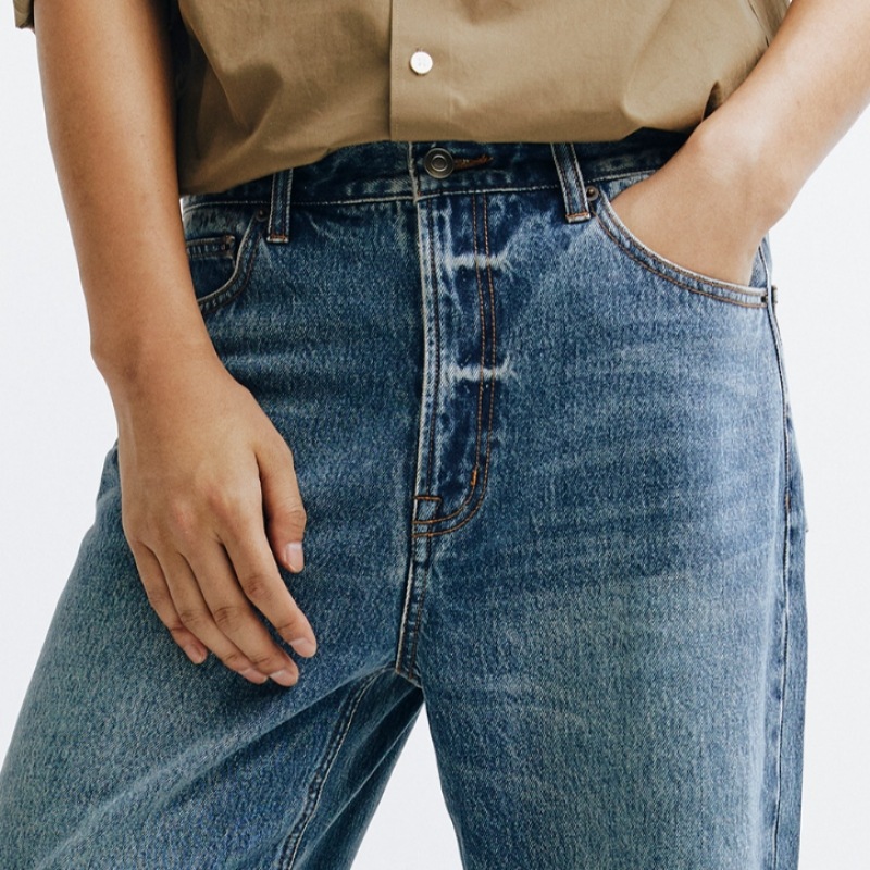 ジョルダーノ 114944 MW ワイドデニム_3カラー