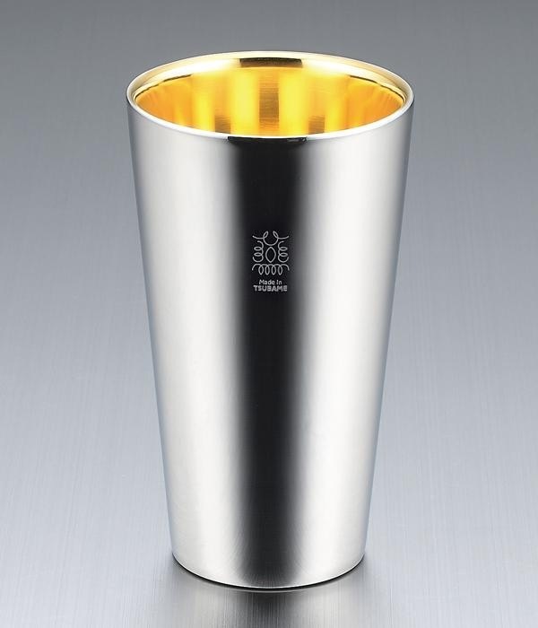 18-8ステンレスW構造 タンブラー(内面24金メッキ) TM-032 0233018
