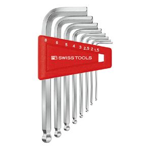 PB SWISS TOOLS 212H-8CN ボール付六角棒レンチセット