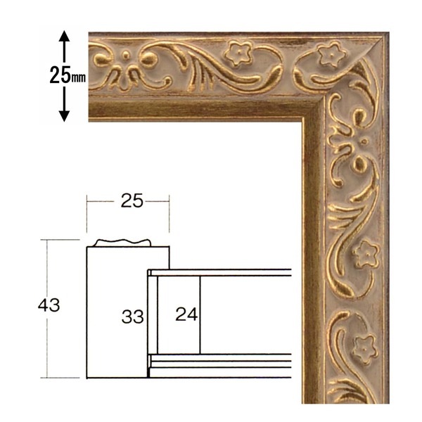 ( 角額 )正方形額 400角 400×400mm アンティークゴールド 深みのある額 壁掛けひも アクリル付 8201 フレーム 額縁 額 ( 角額 )正方形額 400角 400×400mm アンティークゴールド 深みのある額 壁掛けひも アクリル付 8201 フレーム 額縁 額