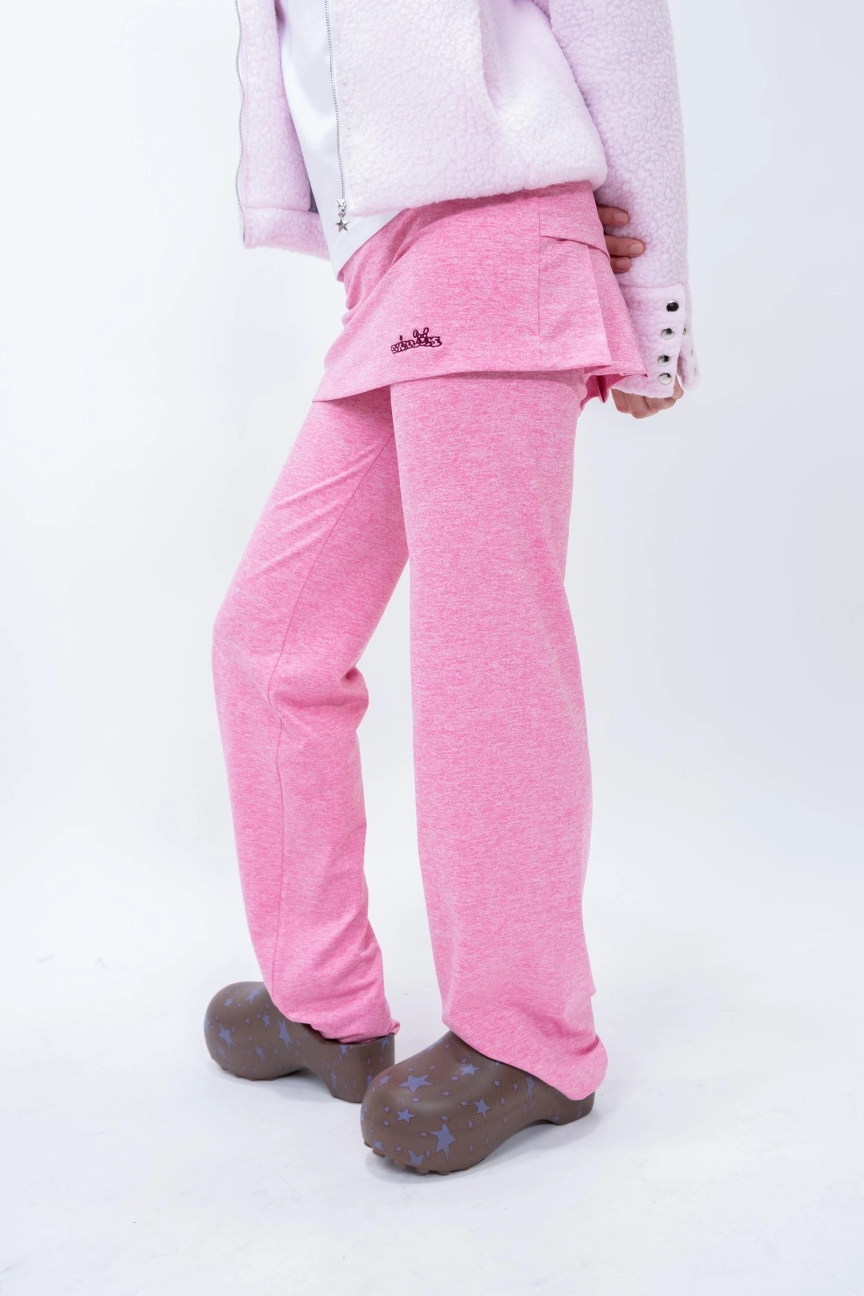 SHALOM】24FW STRETCHING PLEATS PANTS PINK SHALOM】24FW STRETCHING PLEATS PANTS PINK