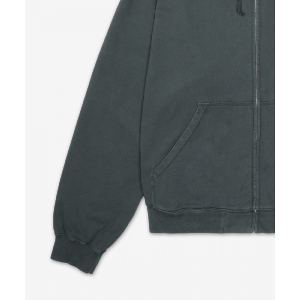 MAISON MARGIELAオーバダイロゴフーディー/ワッシュドブラック/S50HG0047M25017969 MAISON MARGIELAオーバダイロゴフーディー/ワッシュドブラック/S50HG0047M25017969