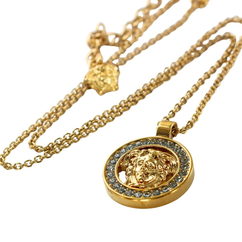 ヴェルサーチ ヴェルサーチェ ネックレス メンズ レディース ブランド ペンダント メドゥーサ チェーンネックレス イエローゴールド おしゃれ 誕生日プレゼント 男性 女性 旦那 妻 彼女 彼氏 記念