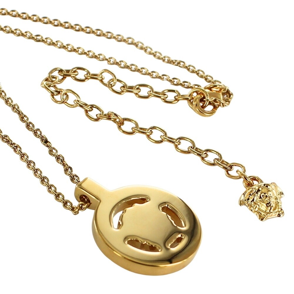 ヴェルサーチ ヴェルサーチェ ネックレス メンズ レディース ブランド ペンダント メドゥーサ チェーンネックレス イエローゴールド おしゃれ 誕生日プレゼント 男性 女性 旦那 妻 彼女 彼氏 記念