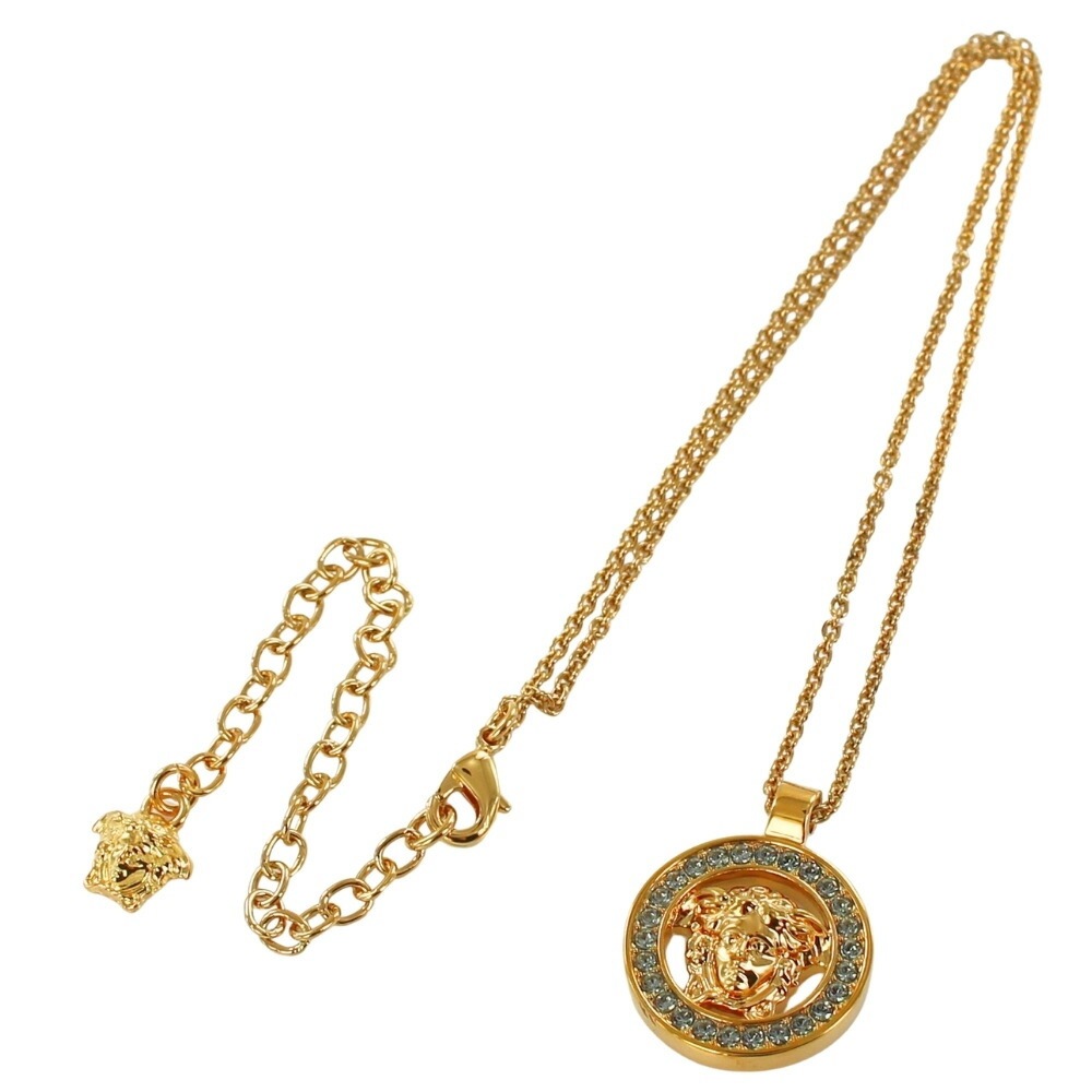 ヴェルサーチ ヴェルサーチェ ネックレス メンズ レディース ブランド ペンダント メドゥーサ チェーンネックレス イエローゴールド おしゃれ 誕生日プレゼント 男性 女性 旦那 妻 彼女 彼氏 記念