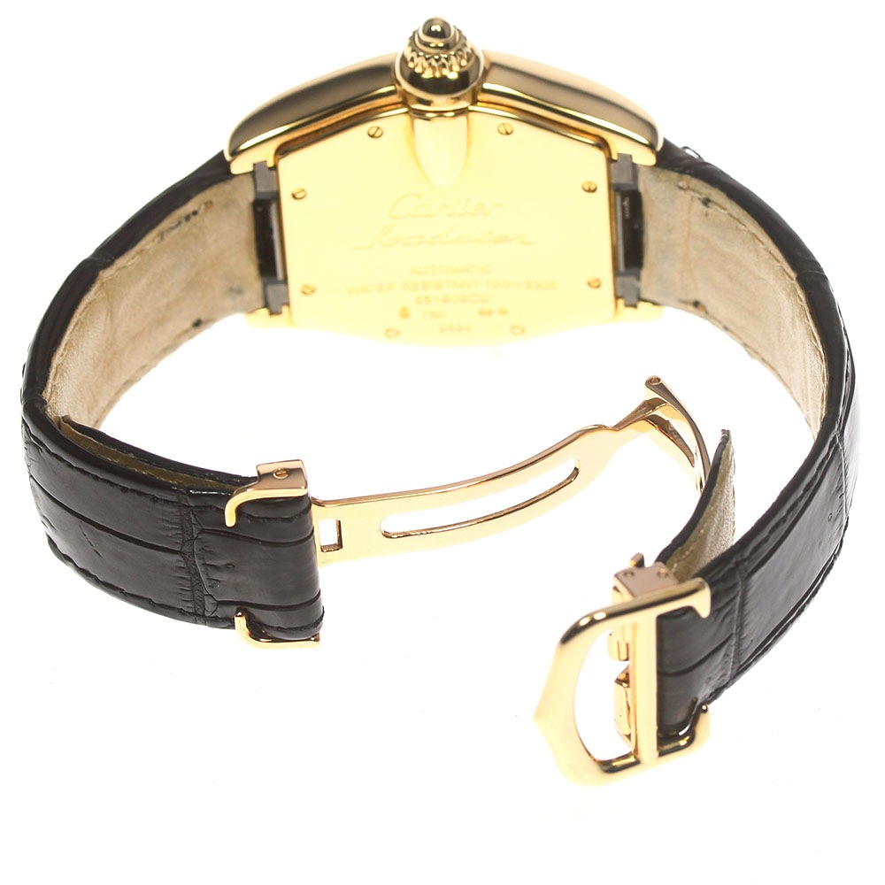 カルティエ CARTIER W62003V2 ロードスター LM K18YG 自動巻き メンズ 内箱保証書付き_763229【中古】