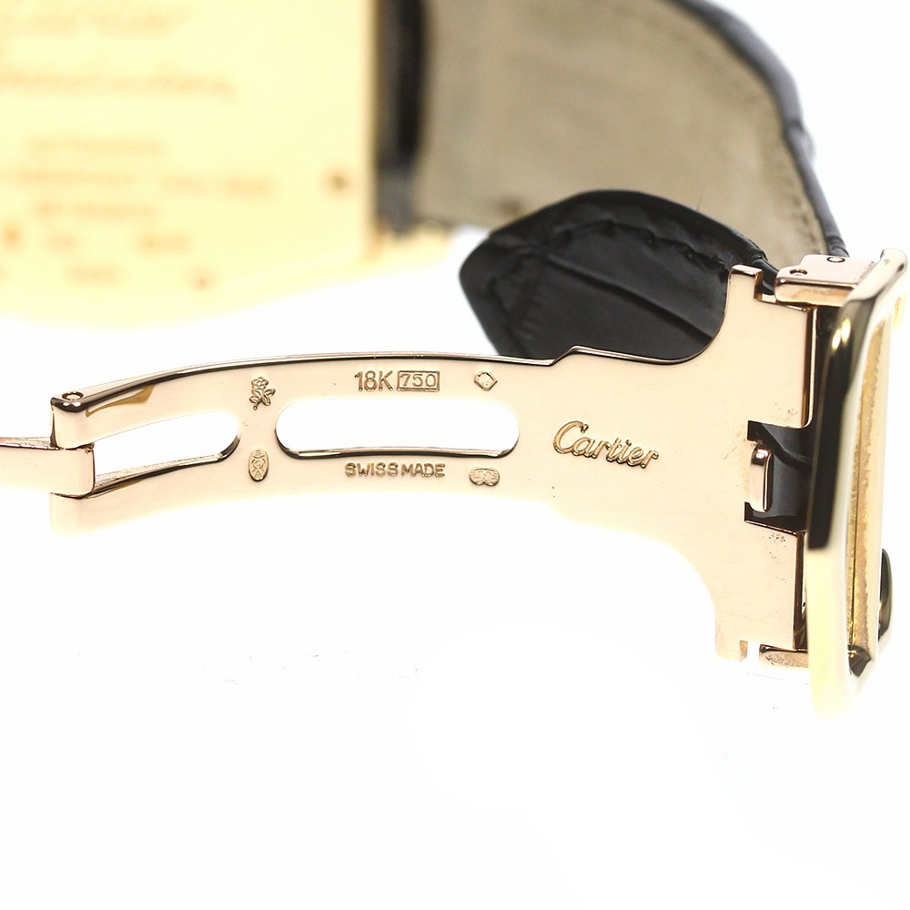 カルティエ CARTIER W62003V2 ロードスター LM K18YG 自動巻き メンズ 内箱保証書付き_763229【中古】