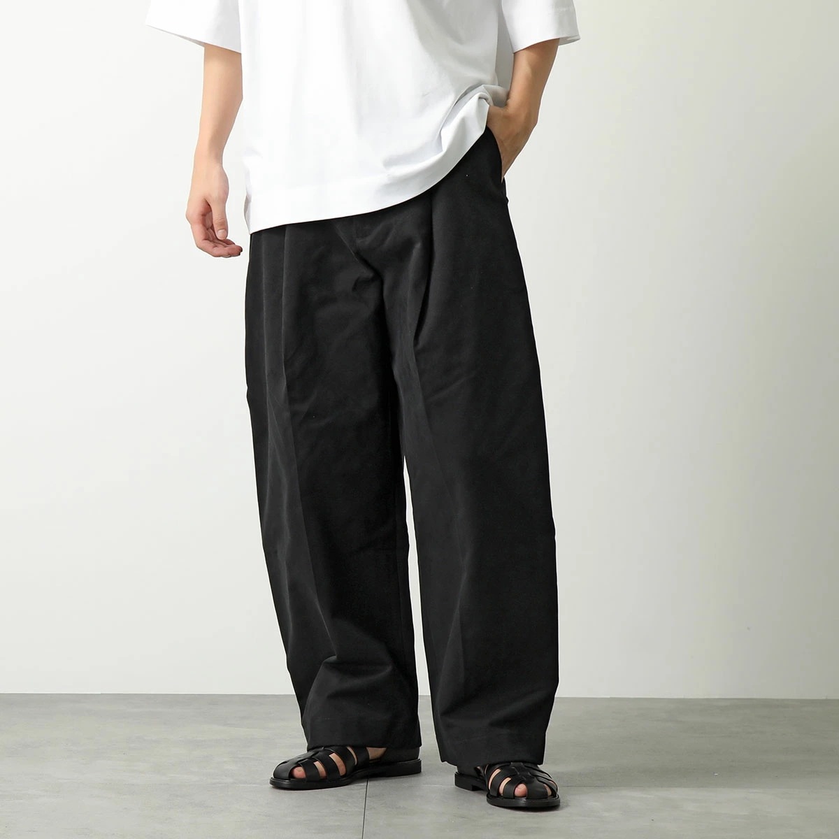 STUDIO NICHOLSON スタジオニコルソン ペインターパンツ BRIDGES SNM 132 メンズ コットンツイル チノパン ワイド テーパード カラー2色 STUDIO NICHOLSON スタジオニコルソン ペインターパンツ BRIDGES SNM 132 メンズ コットンツイル チノパン ワイド テーパード カラー2色