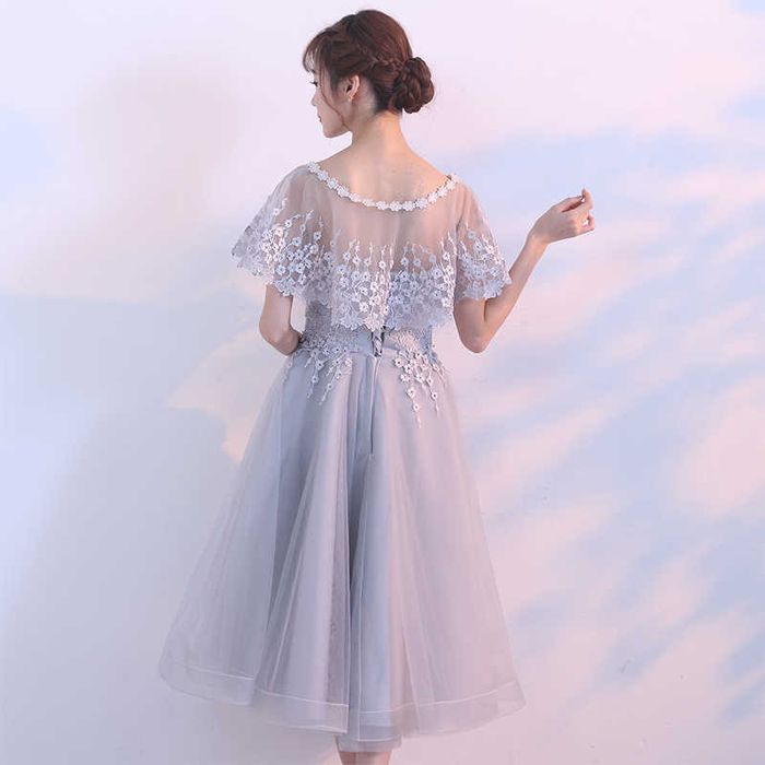 パーティードレス 韓国 個性的 ドレス ワンピース 結婚式 2way ケープ 黒 グレー フレア チュールスカート レース シフォン フェミニン ロマンティック 演奏会 ブラック グレー ワインレッド パーティードレス 韓国 個性的 ドレス ワンピース 結婚式 2way ケープ 黒 グレー フレア チュールスカート レース シフォン フェミニン ロマンティック 演奏会 ブラック グレー ワインレッド