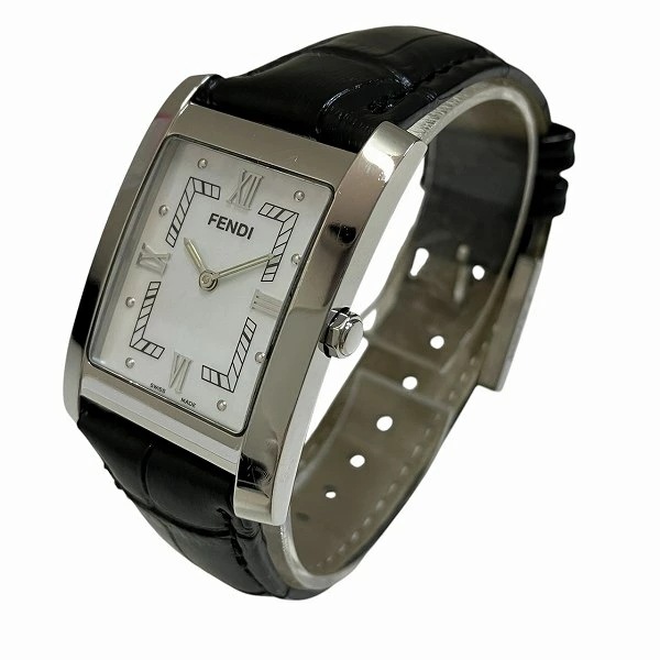 フェンディ FENDI クラシコ スクエア7000G クォーツ 腕時計 メンズ【中古】 フェンディ FENDI クラシコ スクエア7000G クォーツ 腕時計 メンズ【中古】