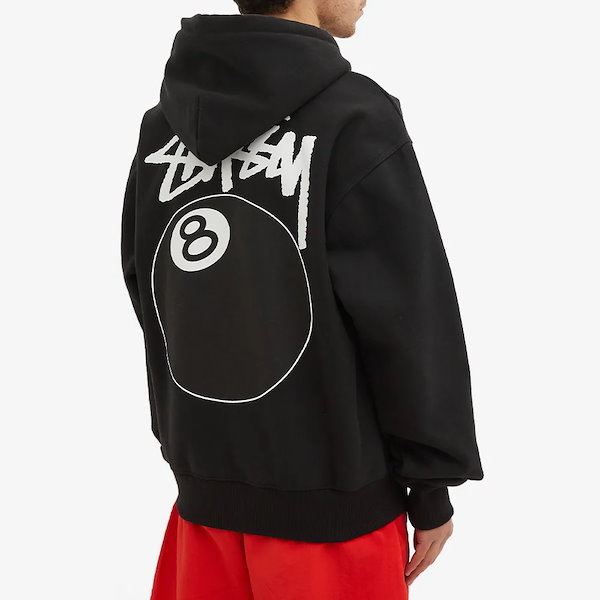 STUSSY 8ball zip-hoodie Sサイズ