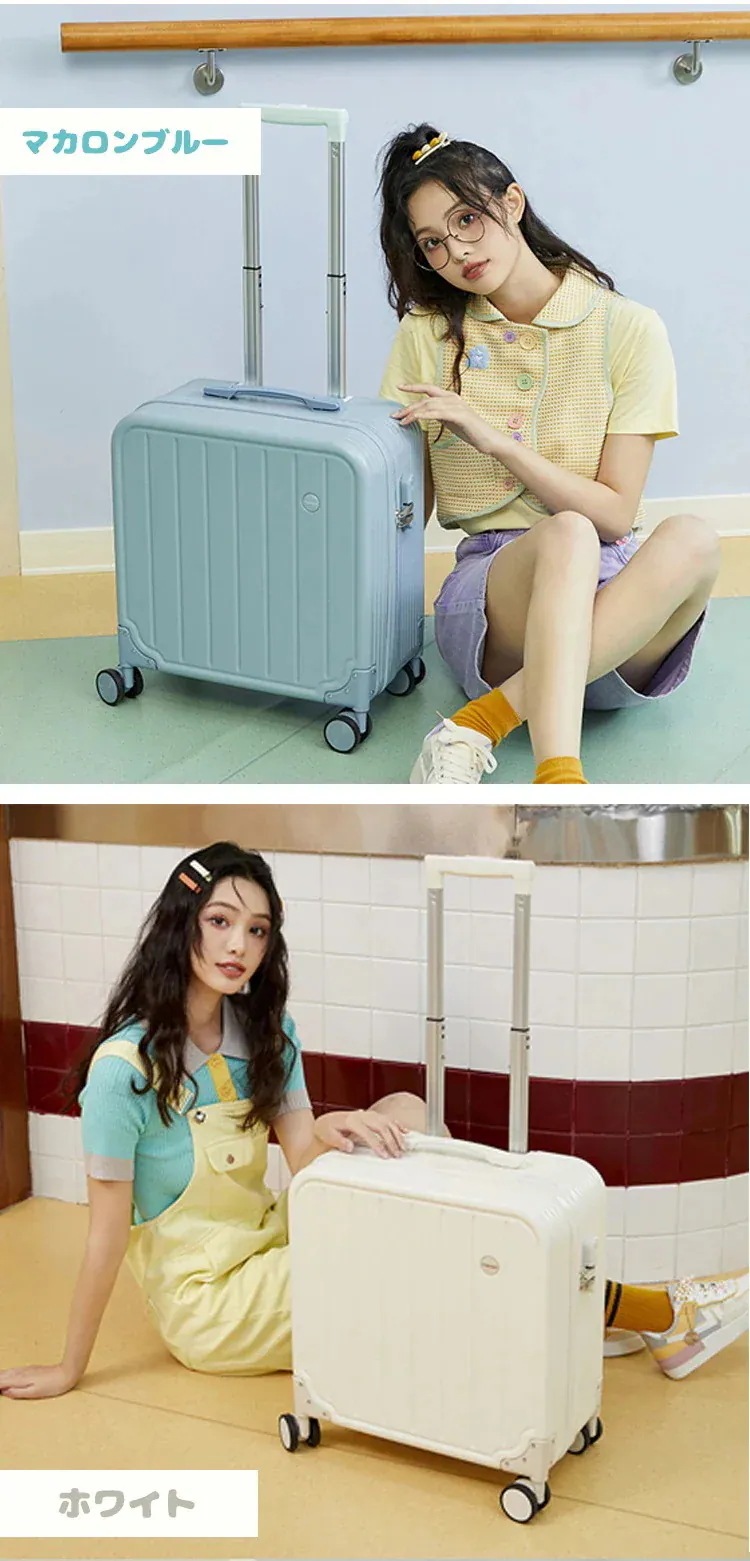 期間1000円off1保証2タイプ 6色機内持ち込み可 小型スーツケースSSサイズ ミニケース 40L 大容量 機内持ち込み可サイズ 大容量 ファスナータイプ キャリーバッグ キ