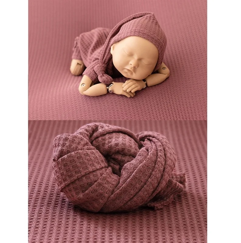 新生児写真撮影毛布ベビーニットおくるみ写真の背景撮影スタジオfotografia背景バスケット写真の小道具