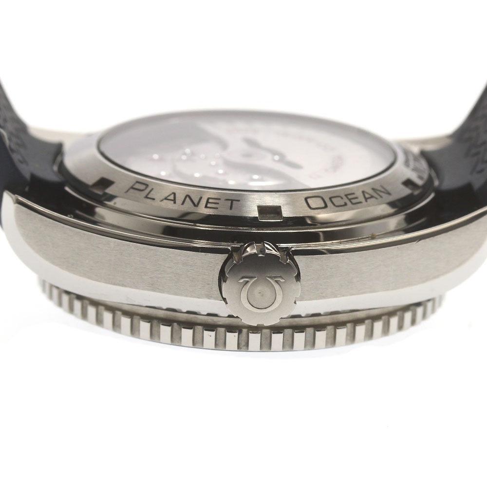 オメガ OMEGA 232.92.44.22.03.001 シーマスター プラネットオーシャン600M デイト GMT 自動巻き メンズ 保証書付き_869032【中古】
