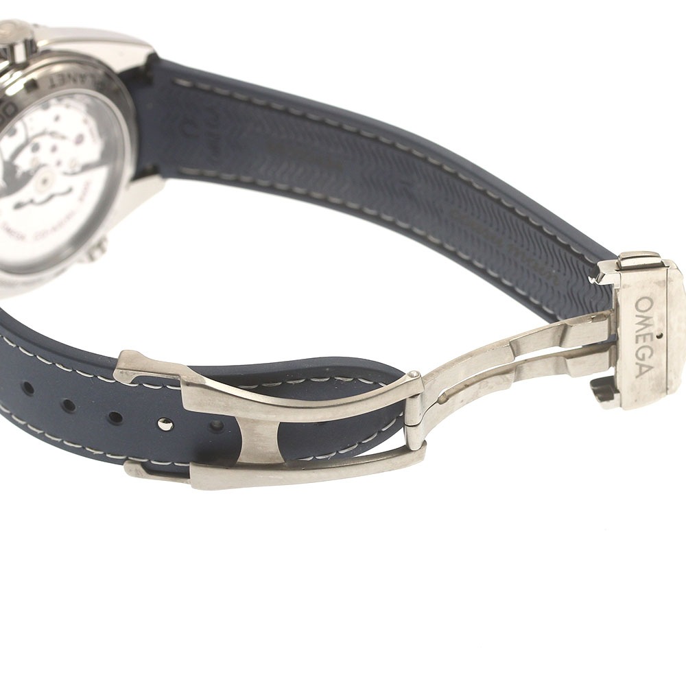 オメガ OMEGA 232.92.44.22.03.001 シーマスター プラネットオーシャン600M デイト GMT 自動巻き メンズ 保証書付き_869032【中古】