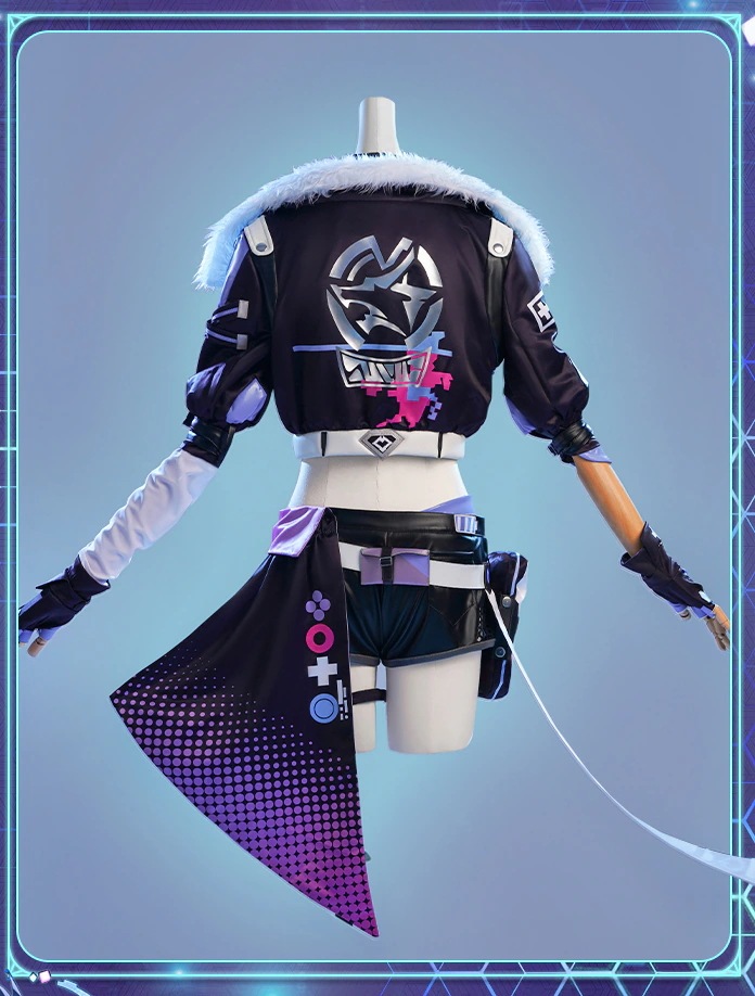 フルセットコスプレ衣銀狼ぎんろう　ウィッグメガネ付き崩壊：スターレイルイベントパーティー変演出服クリスマスパーティー