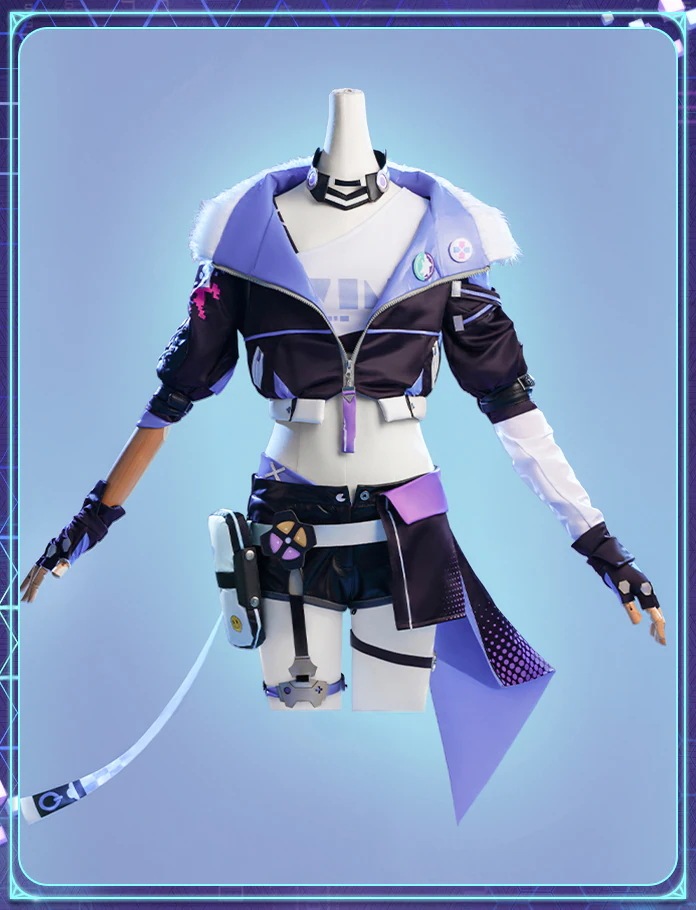 フルセットコスプレ衣銀狼ぎんろう　ウィッグメガネ付き崩壊：スターレイルイベントパーティー変演出服クリスマスパーティー