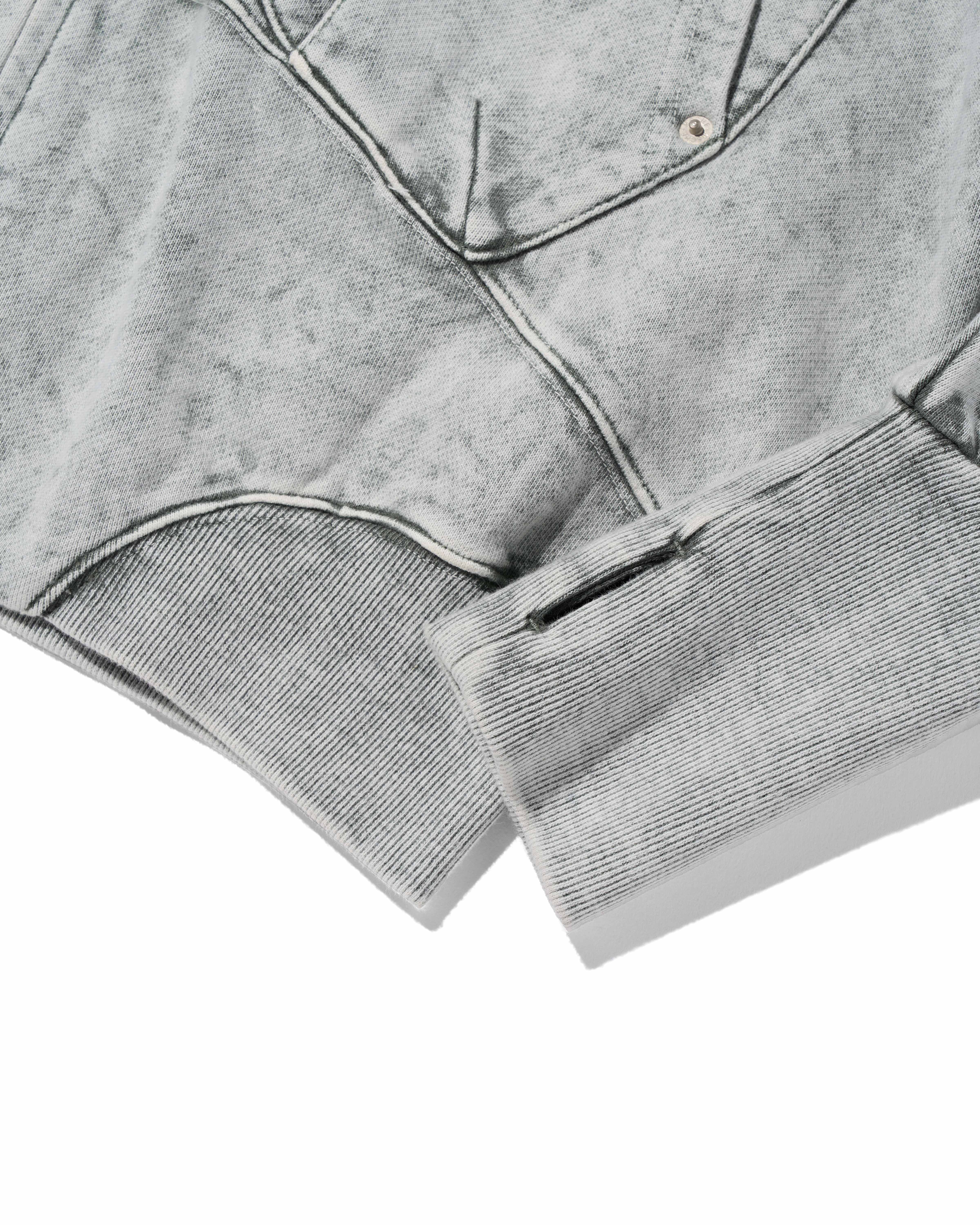 【MISCHIEF】 BIG POCKET HOODIE : BLEACHED KHAKI 【MISCHIEF】 BIG POCKET HOODIE : BLEACHED KHAKI