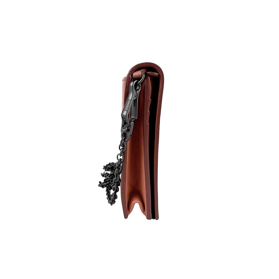 ボッテガヴェネタ BOTTEGAVENETA チェーンウォレット イントレチャート レザー コーラル レディース z4875 ボッテガヴェネタ BOTTEGAVENETA チェーンウォレット イントレチャート レザー コーラル レディース z4875