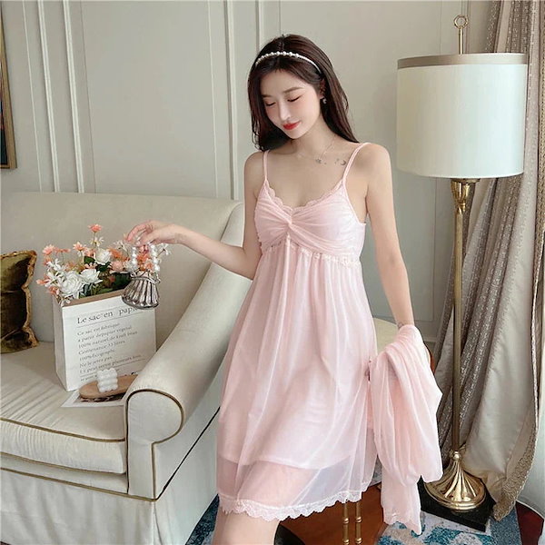 Qoo10] パジャマ レディース 2点セット ウェア