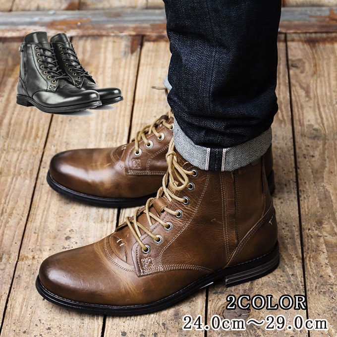 ショートブーツ メンズ エンジニアシューズ マウンテンブーツ 紳士靴 大きいサイズ メンズ サイドジップ 靴 安定感抜群 シューズ 大人 ショートブーツ 靴 疲れない お出かけ 快適 日常 普段 旅行